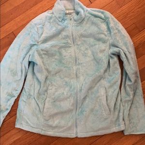 Light Blue zipper sweatshirt